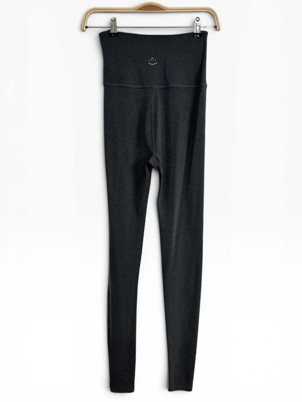 Pure Barre x Beyond Yoga High Waisted Charcoal Leggings Buttery Soft Medium Fit